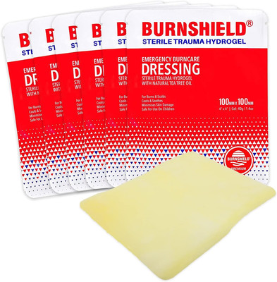 4'' X 4'' Burn Dressing, Sterile - 6 Count