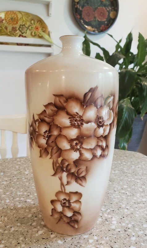 Beautiful Antique Handpainted  Imperial PSL Austria Vase