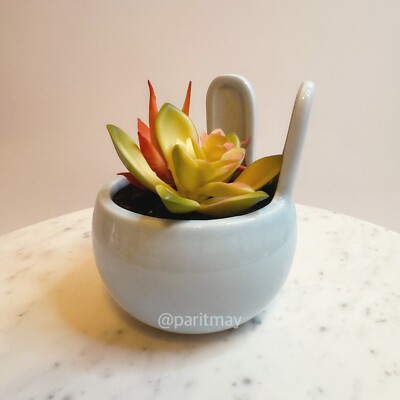 5 gallon ceramic plant pot 5 inch Ceramic Flower Planter Pot – Admired By Nature main image 1