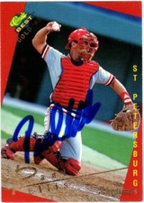Paul Ellis Autograph 1993 Classic Best Gold Auto Card CARDINALS