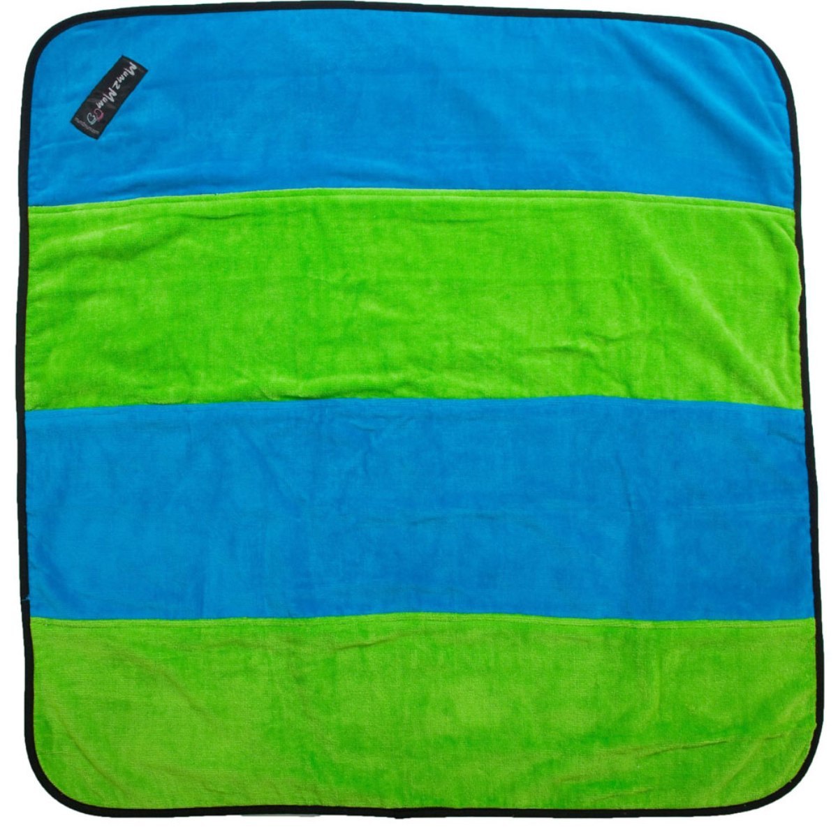 New Mum2Mum Play 'n' Change Mat, Towelling WipeAble Backing Teal/Lime