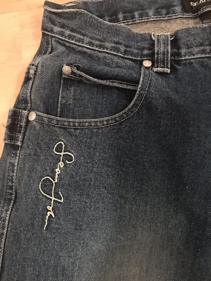 Pantalones de mezclilla azules Sean John para niños talla 18 100 % algodón estilo estilo RN # 50280 Foto 2 de 4