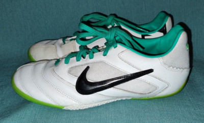 Nike 5 Elastico Pro IC Futsal Soccer Shoes Mens 4 UK 3.5 EURO 36 White Green