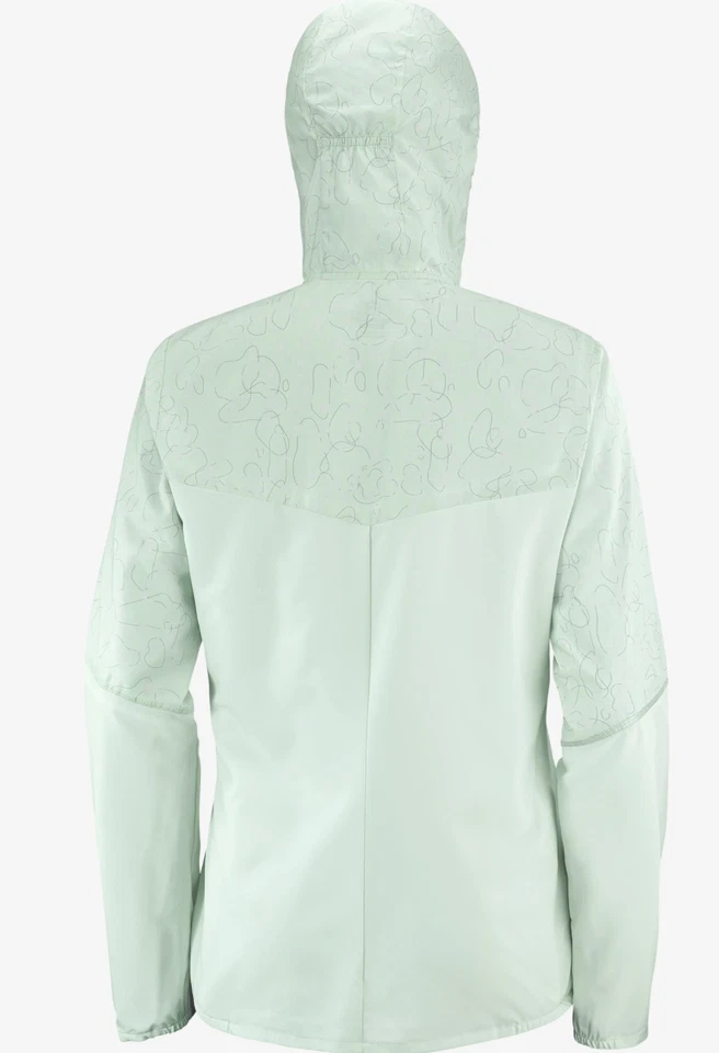 2021 Salomon Women's Agile Full Zip Wind Hoodie - Medium - Image 2 of 3