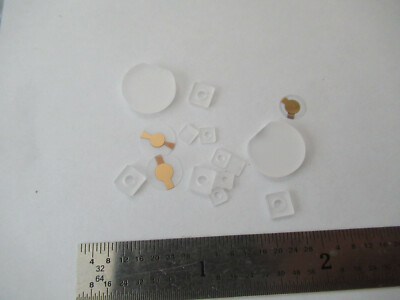 LOT BLANK PIEZOELECTRIC QUARTZ CRYSTAL X- Y- YX-CUT PIEZO SENSOR AS PIC #F5-A-54