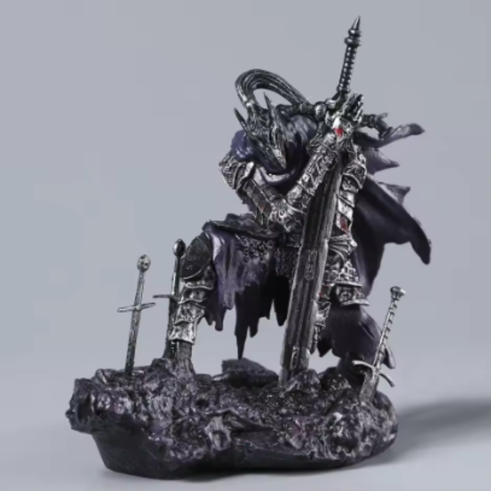 Estatua Dark Souls III, figura de Artorias, estatua de videojuego, figura de Elden Ring