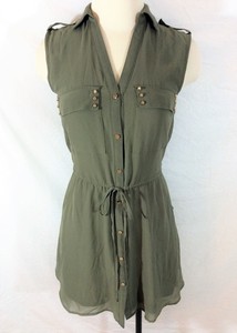 h and m button dress