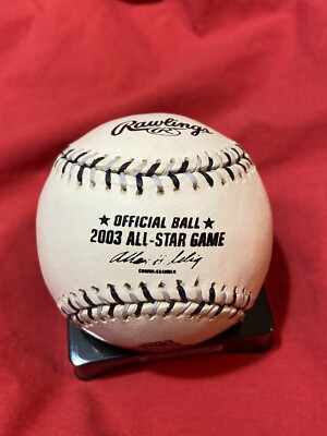 JAMIE MOYER AUTOGRAPHED SIGNED 2003 ALL STAR GAME BASEBALL