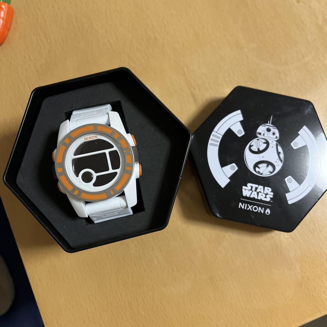 NIXON×STAR WARS　BB-8 TIME TELLER DELUXE Nixon X Star Wars BB-8 Time Teller Chrono Watch Stainless