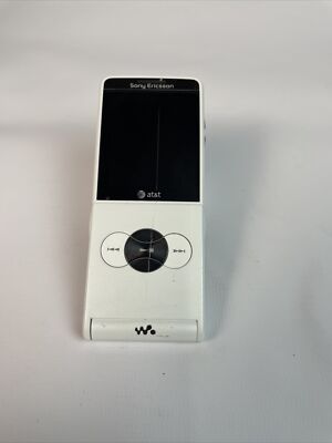 Sony Ericcson Walkman W350a White AT&T Flip Phone ⚠️phone Only