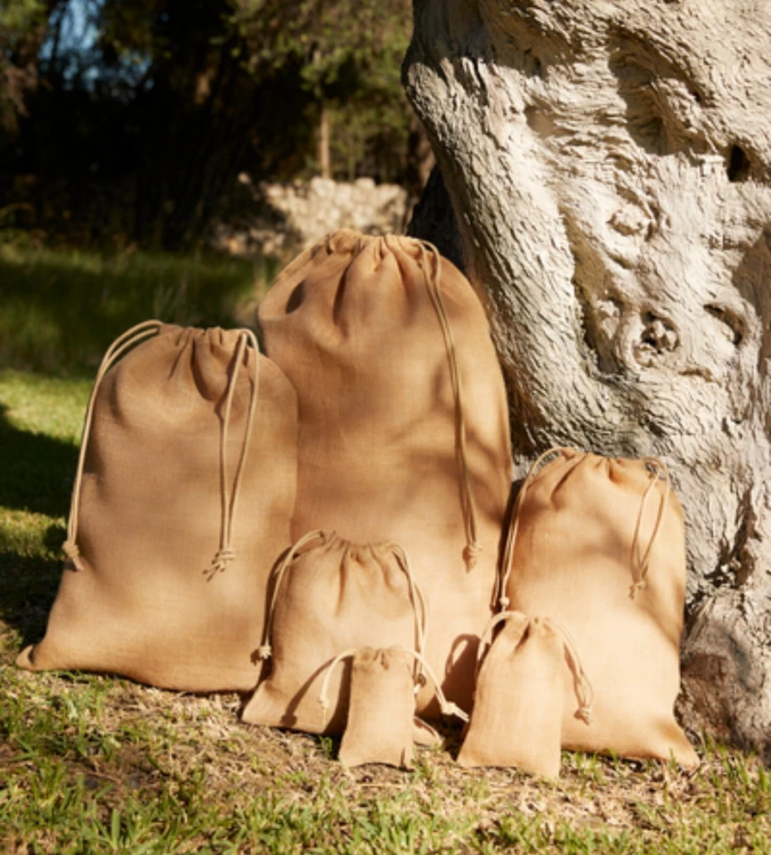 Jute Stuff Bags Plain Hessian Christmas Gift Craft Accessory Toy Storage Sack - Image 3 of 4