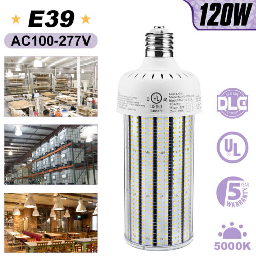 LED Corn Light Bulbs 120W E39 Mogul Base Replacement HID HP Mercury Vapor Bulb