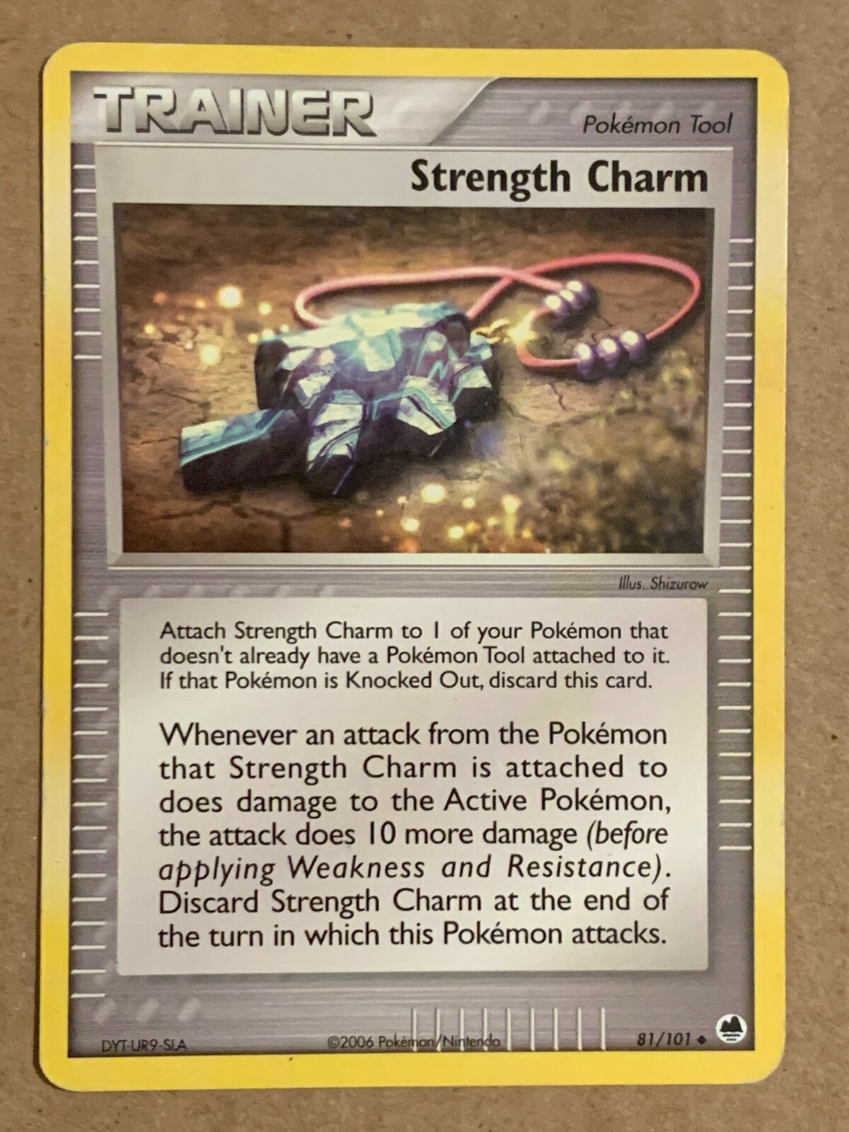 Pokemon Card Ex Dragon Frontiers Strength Charm 81/101.