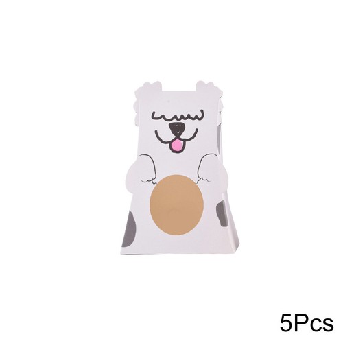 5pcs Foldable Animal Dog Cat Pattern Candy Box Gift Case Birthday Party Supplies - Picture 22 of 23