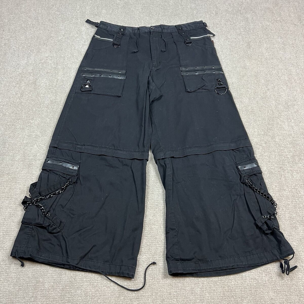 Vintage 90s Y2K Tripp NYC Cargo Pants Zip Off Men 40x30 Vintage 90s Y2K Tripp NYC Cargo Pants Zip Off Men 40x30