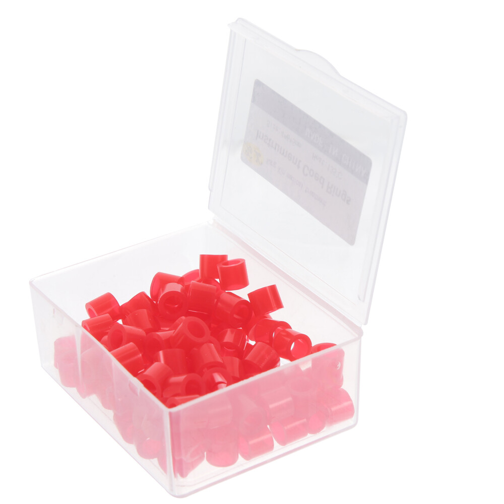 100pcs Tiny Practical Silicone Dental Rings Silicone Dental Color Rings