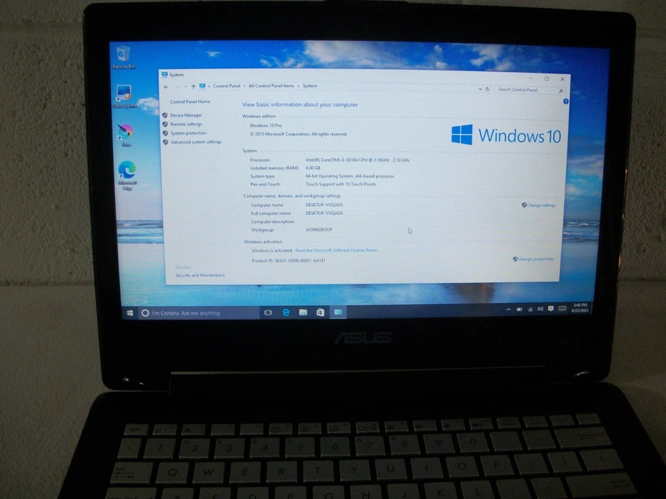 Asus Q302LA 13.3" Touchscreen Flip Convertible 2 in 1 Win 10 PC Laptop / Tablet - Image 3 of 4