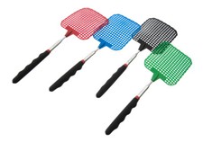 4pc Telescopic Telescoping Fly Swatter Bug Mosquito Insect Killer Extends to 28"