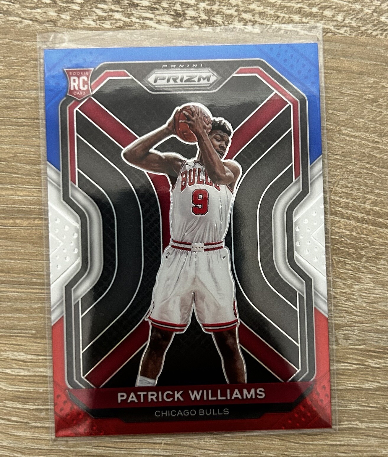 2020-21 Panini Prizm #288 Patrick Williams Red White Blue Prizm Bulls RC