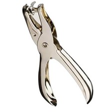 Image of 1 hole punch, 3mm/6mm holes, metal hole punch, 8 hole punch capacity