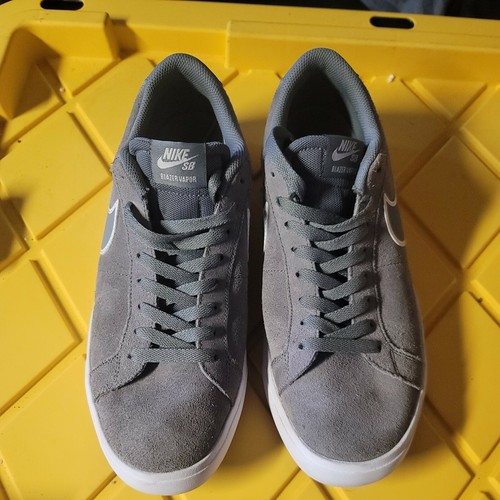 Nike SB Blazer Vapor Men's US Size 10 Skateboarding Shoes 878365 001 Gray |  eBay