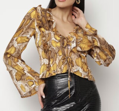ebay chiffon blouse