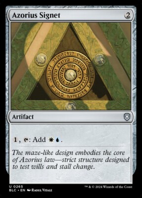 Azorius Signet 0265 Non Foil Uncommon Bloomburrow Commander MTG NM