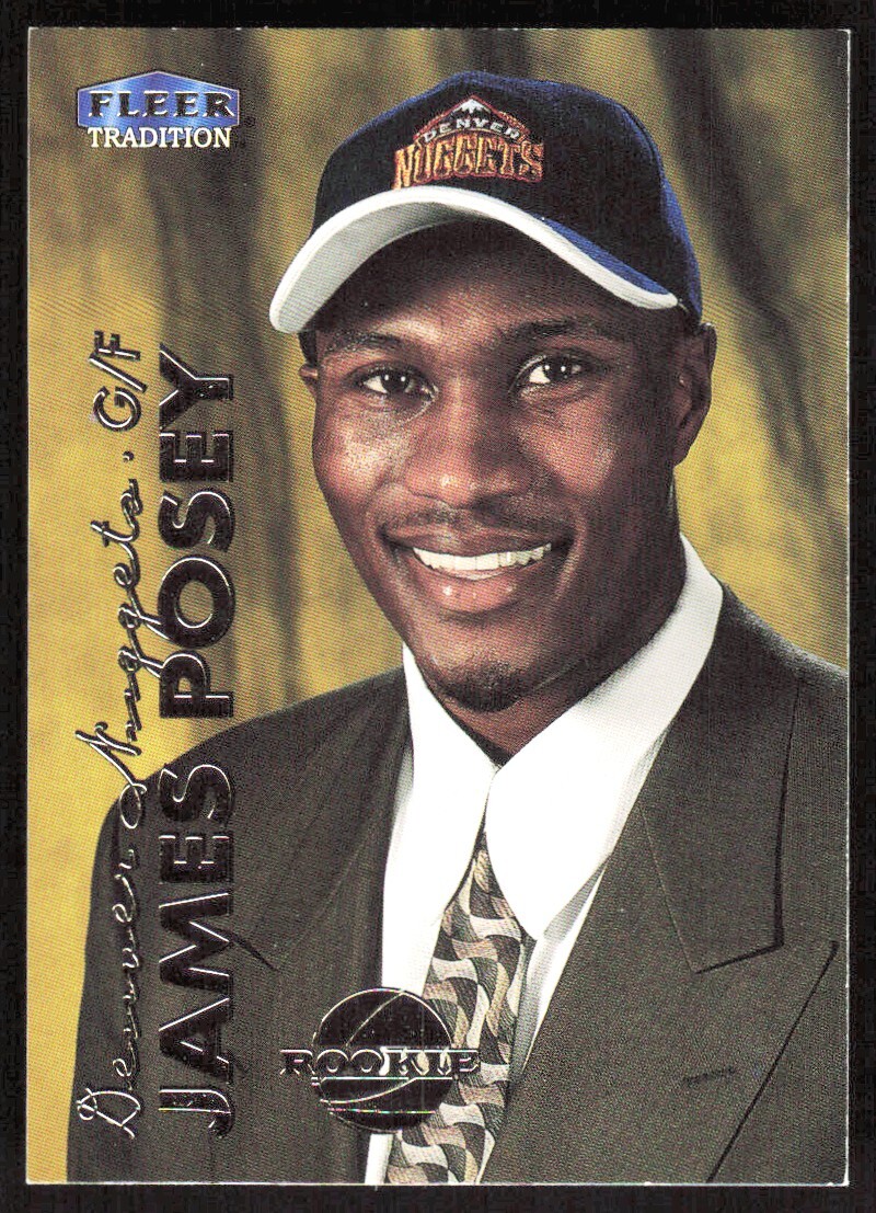 1999-00 3124B Fleer Tradition James Posey Rookie Denver Nuggets #208