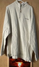 Columbia men  s pullover sweater zipper XL long sleeve