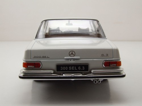 Mercedes 300 SEL 6.3 W109 1967 Modello Auto Bianco Scala 1:18 KK - Foto 7 di 9