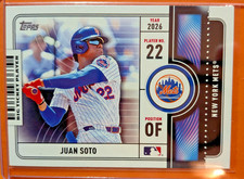 2026 Topps Series 1 Big Ticket Player Juan Soto Mets #BTP-11