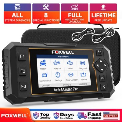 Foxwell NT624 Elite Car OBD2 Scanner Diagnostic Tool All System EPB Oil TPS BMS