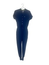 Landau Forward 8-Pocket Cargo Scrub Jumpsuit  Navy  Size XS