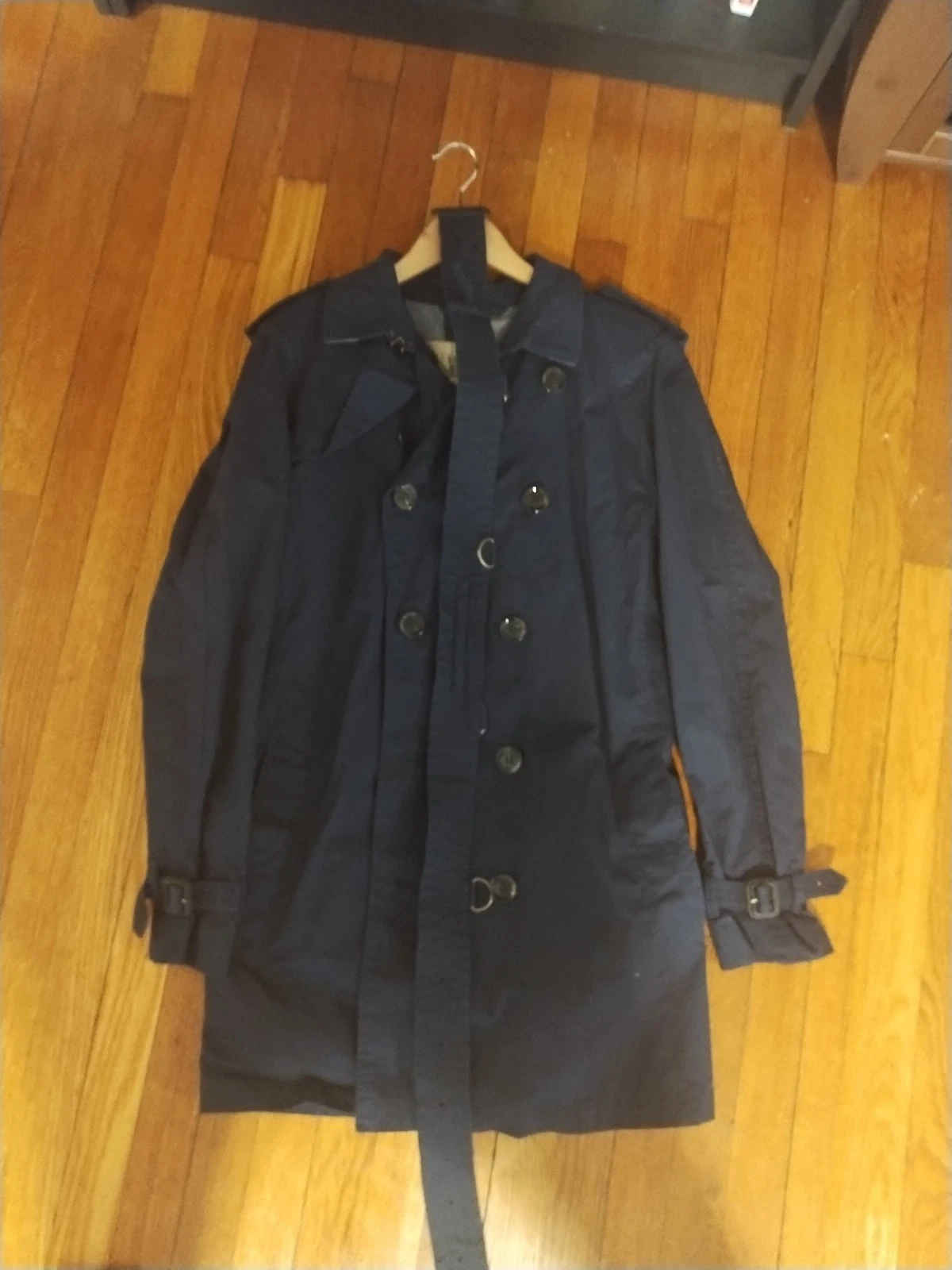 Trench Burberry Brit Navy taglia M