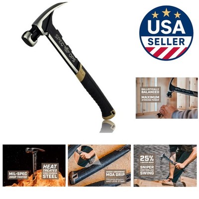 Precision Engineered 22 oz Framing Hammer with Rip Claw & Safety Lanyard Hole