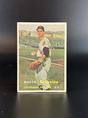 1957 Topps #212 Rocky Colavito EX! Very Hard One To Find Centering Like This!