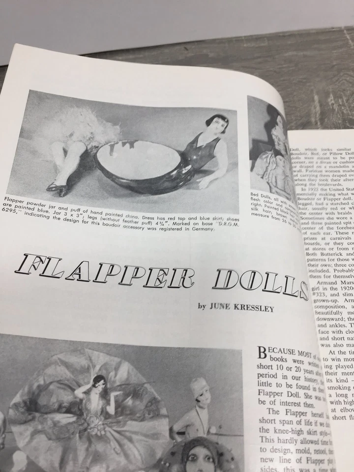 Spinning Wheel Magazine Jan-Feb 1969 Vol 25 No 1 Antiques Lincoln flapper dolls - Image 4 of 4