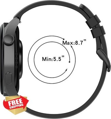 LIANCGJUE 2PK Waterproof Bands for Amazfit Bip 3 Pro Silicone Strap