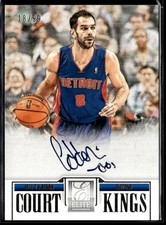 2012-13 Panini Elite Series Jose Calderon Court Kings Autographs #/99