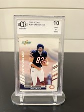 Score 2007 Greg Olsen Rookie #361 Beckett 10 Graded Football Card - Bears. rookie card picture
