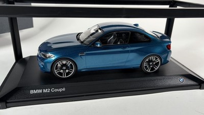 Rare Minichamps Dealer Model BMW M2 Coupe in Long Beach Blue 1/18