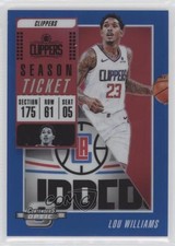 2018 Panini Contenders Optic Season Ticket Blue Prizm 38/99 Lou Williams #12 0en