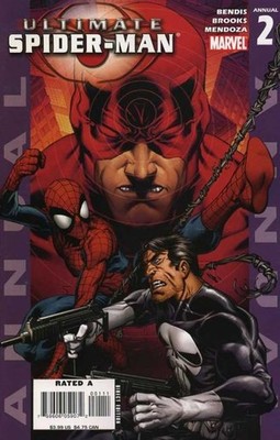 Ultimate Spider-Man (2000) ANNUAL #   2 (8.0-VF) Daredevil, Punisher, Moon Kn...