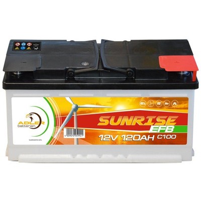 0% Adler Sunrise EFB 12V 120Ah C100