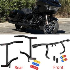 Protector de motor delantero/barra de choque de alforja trasera para Harley Road Glide 2009-2024