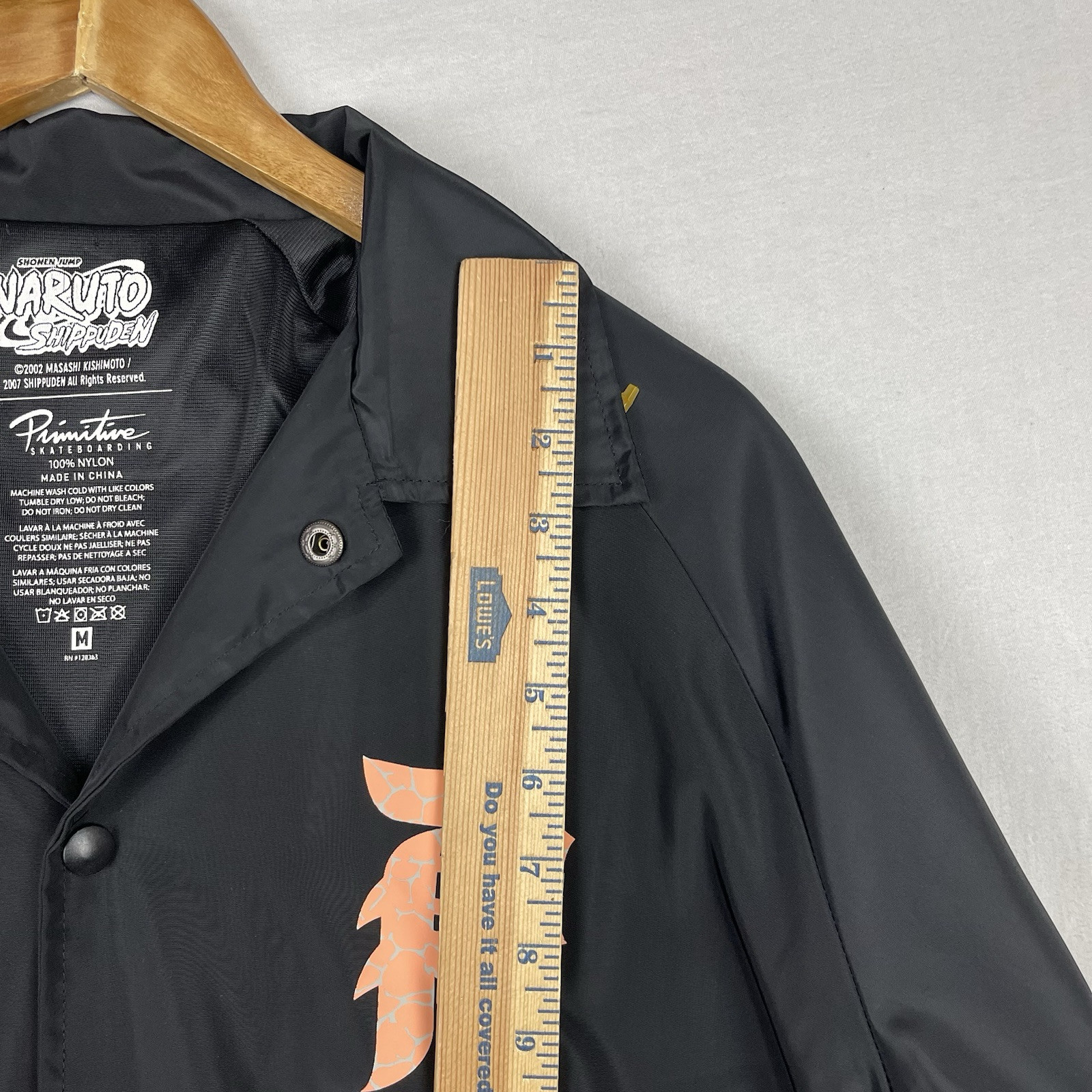 Primitive Naruto Jacket Mens Medium Shippuden Coa… - image 5