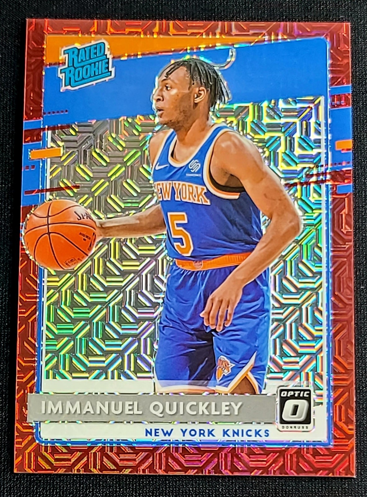 IMMANUEL QUICKLEY RC /88 - 2020-21 Donruss Optic Red Choice Prizm #175 Rookie