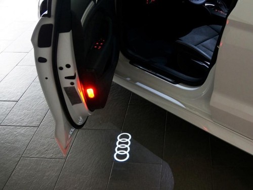 New Audi Puddle Lights for Audi Welcome Light Entrance Accessories (4 Rings) - Picture 3 of 3