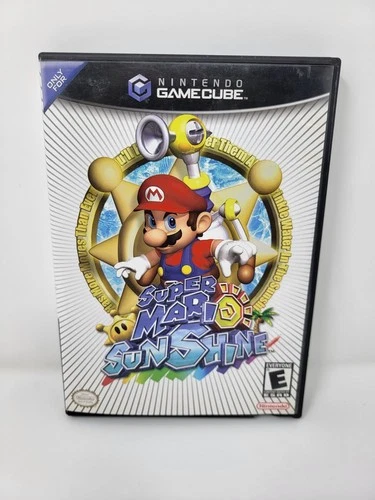 Super Mario Sunshine Nintendo GameCube Complete CIB Not For Resale Version