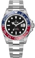 Rolex GMT-Master II Pepsi Black Dial Stainless Steel 40mm Men's Watch 126710BLRO